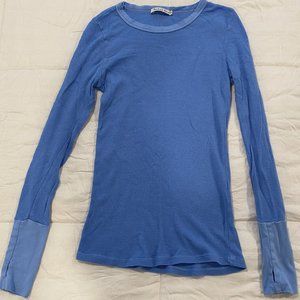 Michael Stars Waffle Long Sleeve Top | Size OS
